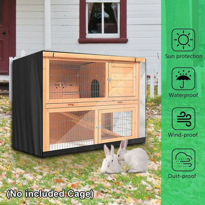 Waterproof Large Double Rabbit Hutch Cover Guinea Pig Deluxe Pet Covers Wind Proof Pet Kennel Protector PVC
Waterproof Large Double Rabbit Hutch Cover Guinea Pig Deluxe Pet Covers Wind Proof Pet Kennel Protector PVC