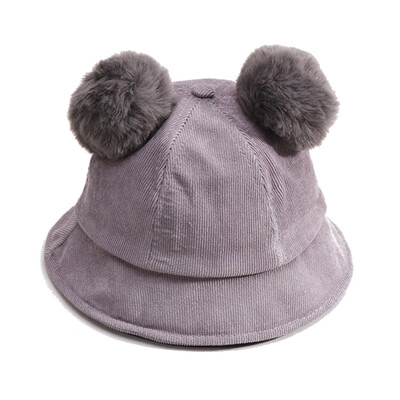 Baby Hat Girl Baby Hat 2018 Autumn Winter Cute Double Pompon Children Winter Warm Corduroy Solid Color Basin Cap
Baby Hat Girl Baby Hat 2018 Autumn Winter Cute Double Pompon Children Winter Warm Corduroy Solid Color Basin Cap