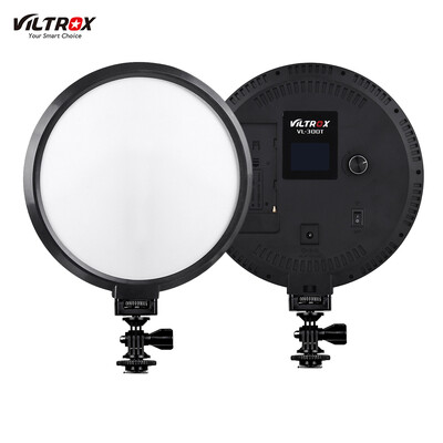Viltrox VL-300T Professional Ultrathin Bi-Color Dimmable 7 Inch Circular LED Video Light 3300K-5600K CRI 95 Max Power 18W for Po
Viltrox VL-300T Professional Ultrathin Bi-Color Dimmable 7 Inch Circular LED Video Light 3300K-5600K CRI 95 Max Power 18W for Po
