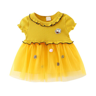 Knit Flower Girl Dress 6-24M Toddler Girls Clothes Summer Kids Dress For Girls Clothes Short Sleeve Flowers Mesh Princess Dress
Knit Flower Girl Dress 6-24M Toddler Girls Clothes Summer Kids Dress For Girls Clothes Short Sleeve Flowers Mesh Princess Dress