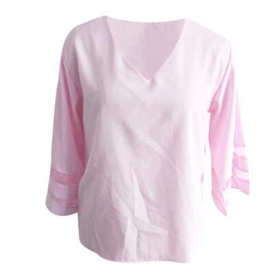 Style Women Loose Large Size Mesh Stitching Three Quarter Sleeves Chiffon Shirts
Style Women Loose Large Size Mesh Stitching Three Quarter Sleeves Chiffon Shirts