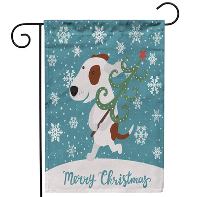 Gobestart Merry Christmas Santa Claus Dog Elk Garden Flag Family Decoration Flag 30x45cm
Gobestart Merry Christmas Santa Claus Dog Elk Garden Flag Family Decoration Flag 30x45cm