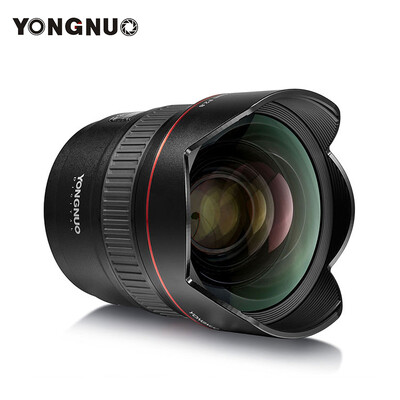 YONGNUO YN14mm F28 Ultra-wide Angle Prime Lens Auto Manual Focus 114° Diagonal Angle for Canon DSLR Camera
YONGNUO YN14mm F28 Ultra-wide Angle Prime Lens Auto Manual Focus 114° Diagonal Angle for Canon DSLR Camera