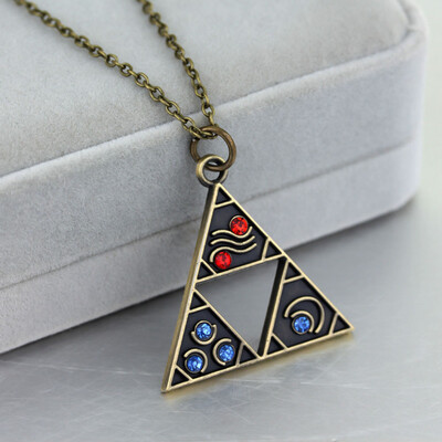 Anime Game Jewelry Zelda Necklace Zelda Triangle Pendant Necklace Bronze Plated Vintage Accessories
Anime Game Jewelry Zelda Necklace Zelda Triangle Pendant Necklace Bronze Plated Vintage Accessories