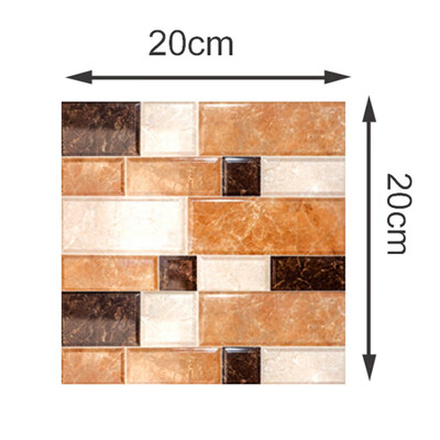 6 pcs Marble Mosaic Tile Sticker Wall Sticker Furniture Decal Waterproof Self adhesive for Bathroom Kitchen Home Decor
6 pcs Marble Mosaic Tile Sticker Wall Sticker Furniture Decal Waterproof Self adhesive for Bathroom Kitchen Home Decor