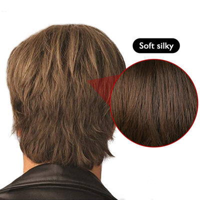 2019 Men High-quality Fashion Natural Soft Breathable Handsome Gold Brown Cosplay Daily Realistic Hair Wig
2019 Men High-quality Fashion Natural Soft Breathable Handsome Gold Brown Cosplay Daily Realistic Hair Wig