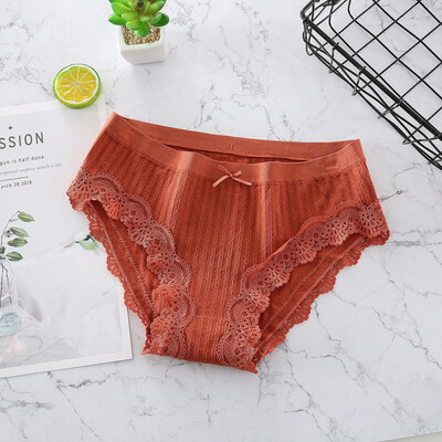Female Modal Lace Mid-Rise Breathable Panties Sexy Traceless Bow Twist Cotton Panties Seamless Underwear Briefs Lingeries
Female Modal Lace Mid-Rise Breathable Panties Sexy Traceless Bow Twist Cotton Panties Seamless Underwear Briefs Lingeries