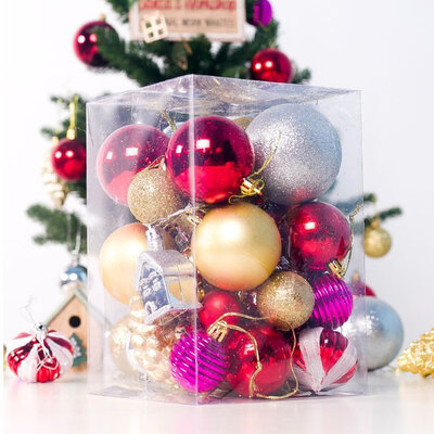 30PcsSet Christmas Ball Glitter Christmas Tree Ornaments Hanging Christmas Home Decorations Palline Natale Decor Navidad
30PcsSet Christmas Ball Glitter Christmas Tree Ornaments Hanging Christmas Home Decorations Palline Natale Decor Navidad