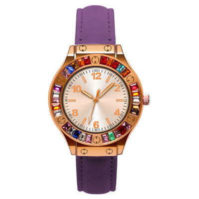 2018 New Women Fashion Luxury Leisure Set Auger Leather Analog Stainless Steel Quartz Watch
2018 New Women Fashion Luxury Leisure Set Auger Leather Analog Stainless Steel Quartz Watch