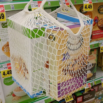 JPGIF Mesh Net Turtle Bag String Shopping Bag Reusable Fruit Storage Handbag Totes New
JPGIF Mesh Net Turtle Bag String Shopping Bag Reusable Fruit Storage Handbag Totes New