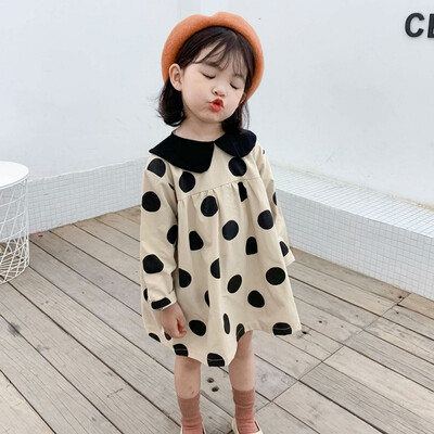 2019 New Autumn Girl Dress Cotton Long Sleeve Children Dresses Polka Dot Kids Dresses for Girls Fashion Girls Clothing
2019 New Autumn Girl Dress Cotton Long Sleeve Children Dresses Polka Dot Kids Dresses for Girls Fashion Girls Clothing