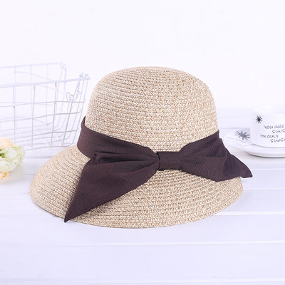 Summer new ladies sun shade big bow bow hat big along the hat beach sun hat wholesale
Summer new ladies sun shade big bow bow hat big along the hat beach sun hat wholesale