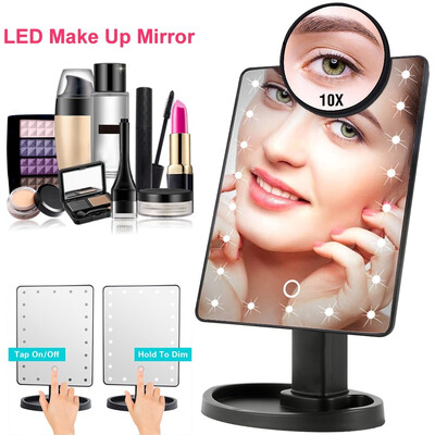 22LED Touch Screen LED Lighting Vanity Makeup Mirror Adjustable Light Cosmetic Mirror
22LED Touch Screen LED Lighting Vanity Makeup Mirror Adjustable Light Cosmetic Mirror