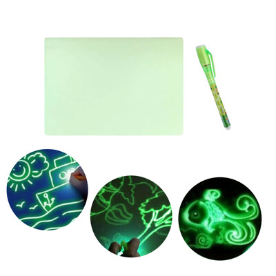 LED Luminous Drawing Board Graffiti Doodle Painting Tablet Magic with Light Fun Fluorescent Pen Educational Toy Gift for Kids
LED Luminous Drawing Board Graffiti Doodle Painting Tablet Magic with Light Fun Fluorescent Pen Educational Toy Gift for Kids