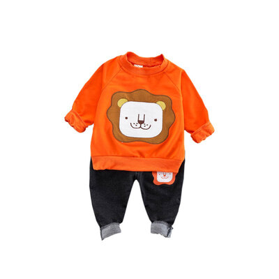 2Pcs Childrens Set Boys Clothing Kids Cartoon Lion Print Cotton Sweatshirt Tops Denim Pants Boys Sets
2Pcs Childrens Set Boys Clothing Kids Cartoon Lion Print Cotton Sweatshirt Tops Denim Pants Boys Sets