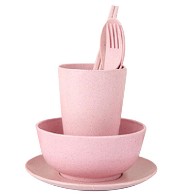6pcsset Wheat Straw Outdoor Portable Bowl Cup Spoon Fork Chopsticks Kit Tableware Set
6pcsset Wheat Straw Outdoor Portable Bowl Cup Spoon Fork Chopsticks Kit Tableware Set