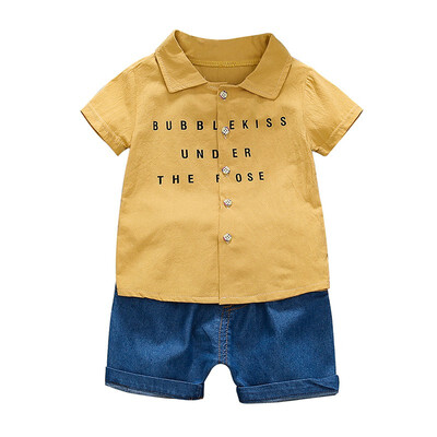 Kids Boys Clothes Summer Short Sleeve Letter Print Tops Blouse T-shirtShorts Children Casual Outfits Sets
Kids Boys Clothes Summer Short Sleeve Letter Print Tops Blouse T-shirtShorts Children Casual Outfits Sets