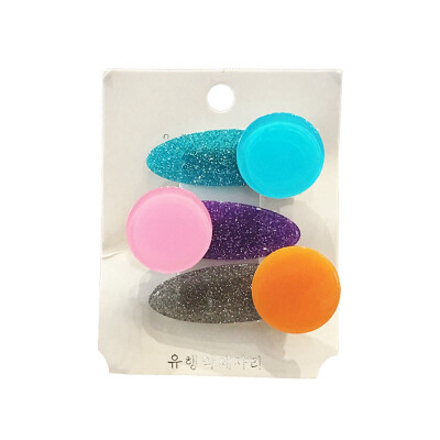 3pcs Set Girls Hair Clips Cute Candy Color Design Hair Pin Set Children Princess Hair Accessories
3pcs Set Girls Hair Clips Cute Candy Color Design Hair Pin Set Children Princess Hair Accessories