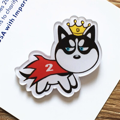 Fashion Hot Funny Charm Cute Cartoon 1pcs Animal Husky Pet Acrylic Collar Pins Badge Corsage Acrylic Badge Cute Cat Dog
Fashion Hot Funny Charm Cute Cartoon 1pcs Animal Husky Pet Acrylic Collar Pins Badge Corsage Acrylic Badge Cute Cat Dog