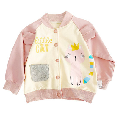 Autumn Baby Girls Cute Cartoon Print Comfort Slim Cotton Jacket Warm Coat Zipper Round Collar Tops Spring
Autumn Baby Girls Cute Cartoon Print Comfort Slim Cotton Jacket Warm Coat Zipper Round Collar Tops Spring