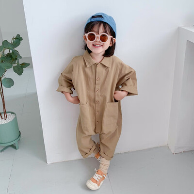 Baby Clothes 1-7T Children Autumn Winter Button Lapel Long Sleeves Solid Color Girls Boys Denim Jumpsuit Climb Soft Romper
Baby Clothes 1-7T Children Autumn Winter Button Lapel Long Sleeves Solid Color Girls Boys Denim Jumpsuit Climb Soft Romper