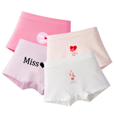 4pcsset Teenage Underpants Children Cotton Boxer Briefs Young Girls Underwear Cute Children Kids Baby Panties 2-15T
4pcsset Teenage Underpants Children Cotton Boxer Briefs Young Girls Underwear Cute Children Kids Baby Panties 2-15T