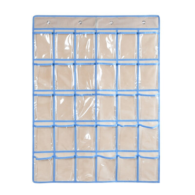 Wall Hanging Storage Bag 30 Pockets Transparent Storage Organizer Wardrobe Socks Finishing Bag
Wall Hanging Storage Bag 30 Pockets Transparent Storage Organizer Wardrobe Socks Finishing Bag