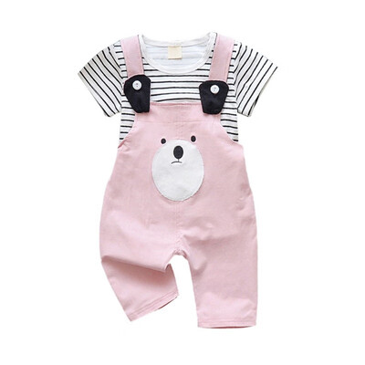 Summer Baby Girls Clothes Set Cute Striped T-shirt Suspender Pants Kids 2PCS Outfit Set
Summer Baby Girls Clothes Set Cute Striped T-shirt Suspender Pants Kids 2PCS Outfit Set