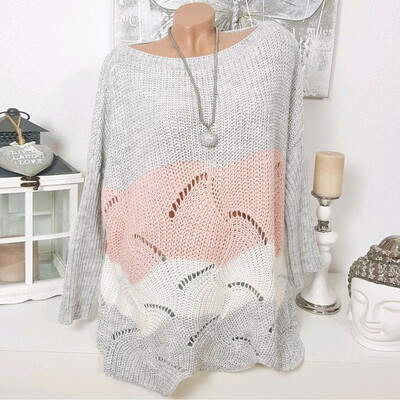 Tailored Women Casual Stripe O-Neck Knitted Hollow out Long Sleeve Sweater Top Blouse
Tailored Women Casual Stripe O-Neck Knitted Hollow out Long Sleeve Sweater Top Blouse