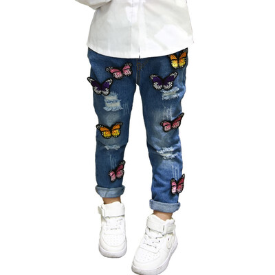 Baby Girls Butterfly Embroidery Jeans Pants Fashion Denim Trousers Kids Girls Casual Jeans Leggings Pant
Baby Girls Butterfly Embroidery Jeans Pants Fashion Denim Trousers Kids Girls Casual Jeans Leggings Pant