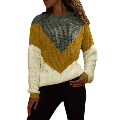 〖Follure〗Women Round Neck Color Block Long Sleeve Knitted Sweater Tops Pullover Jumper
〖Follure〗Women Round Neck Color Block Long Sleeve Knitted Sweater Tops Pullover Jumper