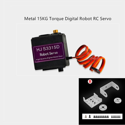 Tailored HJ S3315D 15KG High Torque180 Rotating Motor Digital Robot Servo For RC Modle
Tailored HJ S3315D 15KG High Torque180 Rotating Motor Digital Robot Servo For RC Modle