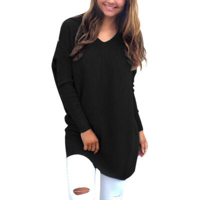 2017 Women V-Neck Chunky Knitted Oversized Baggy Sweaters Thin Jumper Tops Outwear jeaz
2017 Women V-Neck Chunky Knitted Oversized Baggy Sweaters Thin Jumper Tops Outwear jeaz