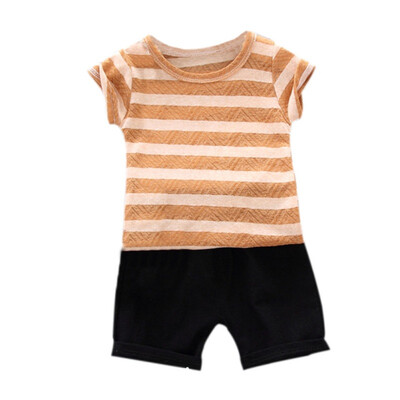 Kids Clothes Summer Baby Boys Short Sleeve Stripe Print Tops Blouse T-shirtDenim Shorts Casual Outfits Sets
Kids Clothes Summer Baby Boys Short Sleeve Stripe Print Tops Blouse T-shirtDenim Shorts Casual Outfits Sets