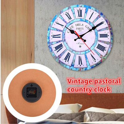 Hss 12 Vintage Roman Numeral Design France Paris Rusted Metal Look French Country Tuscan Style Paris Wood Wall Clock
Hss 12 Vintage Roman Numeral Design France Paris Rusted Metal Look French Country Tuscan Style Paris Wood Wall Clock