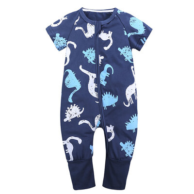 Infant Girls Cotton Spring Summer Zipper Romper Short Sleeves Cartoon Print Climb Soft Jumpsuit
Infant Girls Cotton Spring Summer Zipper Romper Short Sleeves Cartoon Print Climb Soft Jumpsuit