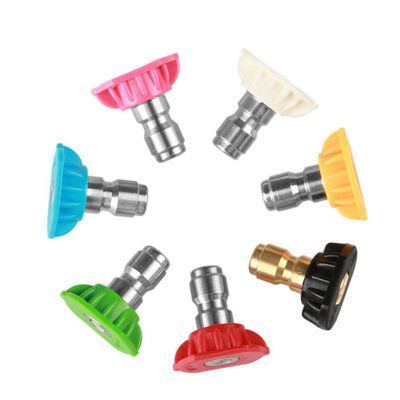 Car Pressure Washer Spray Nozzle Tips Quick Connect 0-64 Degrees Pivoting Coupler Pressure Washer Accessories Kit
Car Pressure Washer Spray Nozzle Tips Quick Connect 0-64 Degrees Pivoting Coupler Pressure Washer Accessories Kit