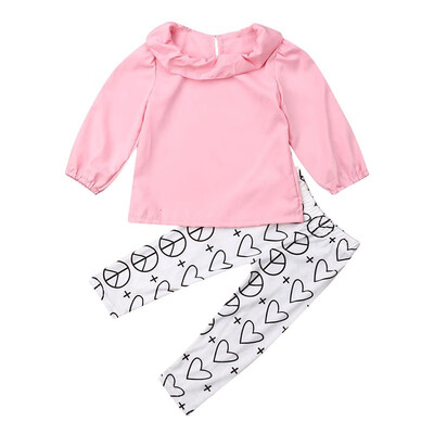 Autumn Baby Girl Set Long Sleeve Blouse TopsHeart Printed Pants Trouser Casual Costume Set
Autumn Baby Girl Set Long Sleeve Blouse TopsHeart Printed Pants Trouser Casual Costume Set