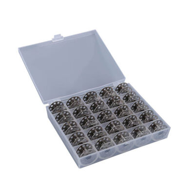 Sewing Machines box Brace bobbin case set Transparent plastic box contains 25 color plastic bobbin caja canilla maquina de coser
Sewing Machines box Brace bobbin case set Transparent plastic box contains 25 color plastic bobbin caja canilla maquina de coser