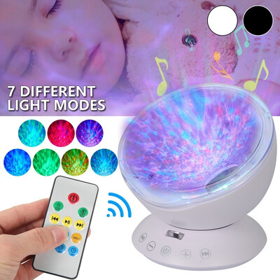 LED Ocean Wave Projector 7 Color Night Light Built In Music Player Remote Control Cosmos Star For Kid Bedroom Decor
LED Ocean Wave Projector 7 Color Night Light Built In Music Player Remote Control Cosmos Star For Kid Bedroom Decor