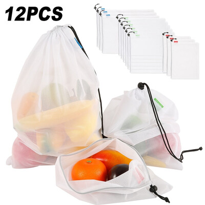 Willstar 12 Pcsset Reusable Food Storage Bags Fruit&Vegetable Mesh Bag Reusable Mesh Produce Bags
Willstar 12 Pcsset Reusable Food Storage Bags Fruit&Vegetable Mesh Bag Reusable Mesh Produce Bags