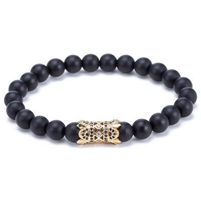8Mm Matte Black Natural Stone Beads Bracelet Pave Zircon Crown Bracelets Bangles For Men Women Couple Jewelry
8Mm Matte Black Natural Stone Beads Bracelet Pave Zircon Crown Bracelets Bangles For Men Women Couple Jewelry