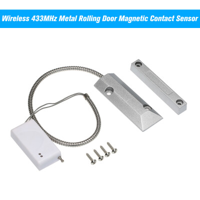 Wireless 433MHz Metal Rolling Door Magnetic Contact Sensor Switch Door Window Open Detector Normal Close Type For Home Burglar Ala
Wireless 433MHz Metal Rolling Door Magnetic Contact Sensor Switch Door Window Open Detector Normal Close Type For Home Burglar Ala