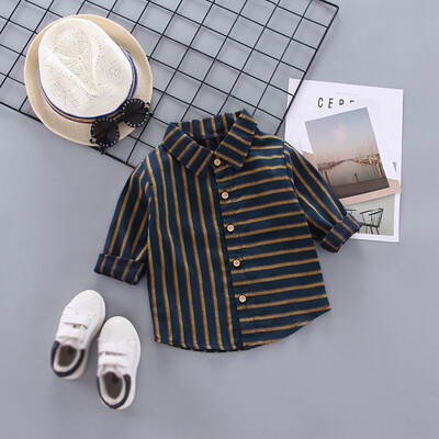 Baby Boy Blouse 0-4T New Autumn Cute Toddler Baby Boys Long Sleeve Striped Print Blouse Kids Tops Blouse Casual Blouse
Baby Boy Blouse 0-4T New Autumn Cute Toddler Baby Boys Long Sleeve Striped Print Blouse Kids Tops Blouse Casual Blouse