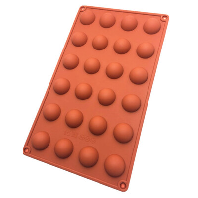 61524 Holes Hemisphere Shape Silicone Chocolate Candy Mold Food Grade Baking Accessories Bakeware Kitchen Gadgets
61524 Holes Hemisphere Shape Silicone Chocolate Candy Mold Food Grade Baking Accessories Bakeware Kitchen Gadgets