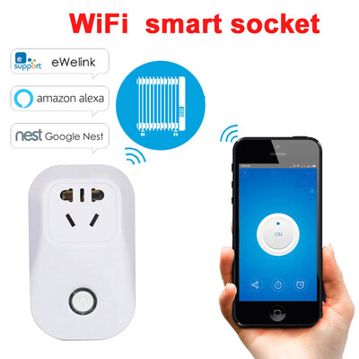Smart WiFi Wireless Socket 10A 2200W Power Supply CN Plug for IOS Android Phone Remote Control
Smart WiFi Wireless Socket 10A 2200W Power Supply CN Plug for IOS Android Phone Remote Control