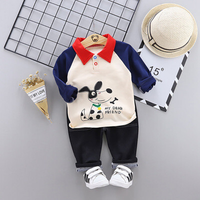 Spring Autumn Casual Baby Long Sleeve Cartoon Printing Top And Trousers Kids Two-piece Outfit Set
Spring Autumn Casual Baby Long Sleeve Cartoon Printing Top And Trousers Kids Two-piece Outfit Set