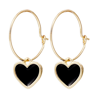 New Design Peach Heart Circle Earrings Red Color Cute Style Earrings For Women Jewelry
New Design Peach Heart Circle Earrings Red Color Cute Style Earrings For Women Jewelry