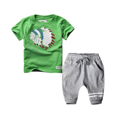 Summer Baby Boy Clothes Short Sleeve Casual T-shirt Pant Trousers Clothes Set 2pcs 1-6T Baby Clothes
Summer Baby Boy Clothes Short Sleeve Casual T-shirt Pant Trousers Clothes Set 2pcs 1-6T Baby Clothes