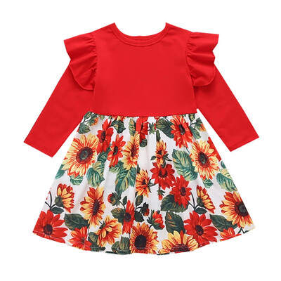 Autumn Baby Girls Dress Floral Print Long Sleeve Patchwork Dress Kids Toddler Pageant Sundress Casual Clothes1-6Y
Autumn Baby Girls Dress Floral Print Long Sleeve Patchwork Dress Kids Toddler Pageant Sundress Casual Clothes1-6Y